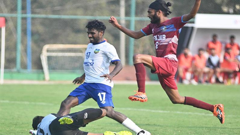 സന്തോഷ് ട്രോഫി: പഞ്ചാബിനോട് സമനില (1 -1). കേരളം സെമി ഫൈനൽ കാണാതെ പുറത്ത്.