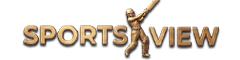 SportsView official website logo with coverage of cricket, football, and tennis news.